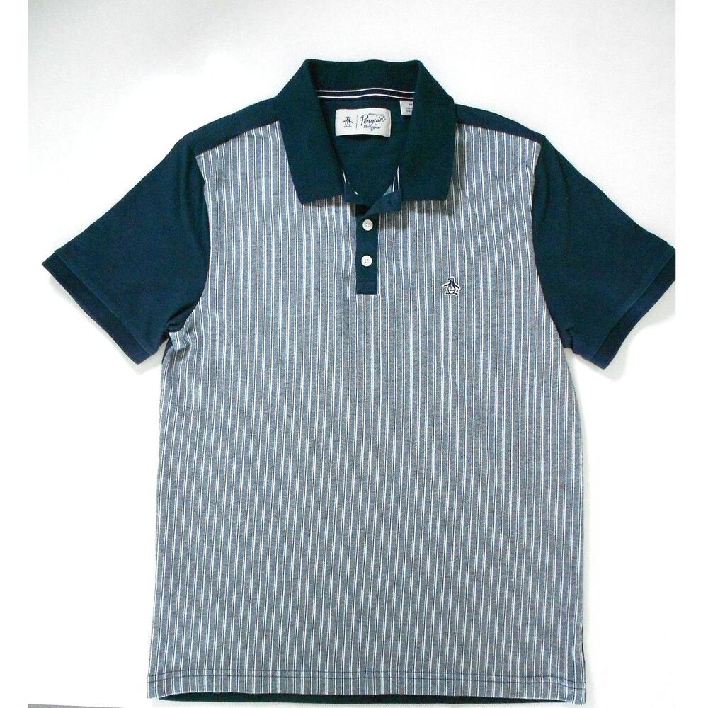 Original Penguin Navy Polo Shirt Men's Size Medium